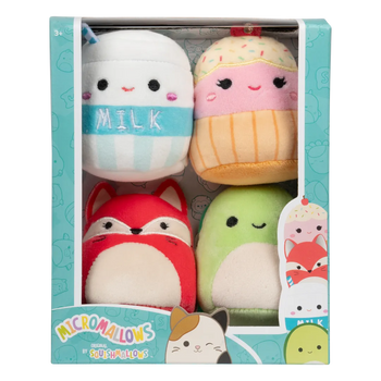 Squishmallows Micromallows set de 4 - Fifi, Henry, Melly, Clara