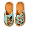 Papuci de Casă Veseli Veveriță în Pădure