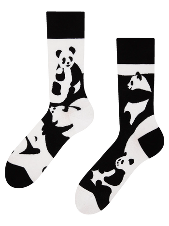 Șosete Vesele Panda Abstract