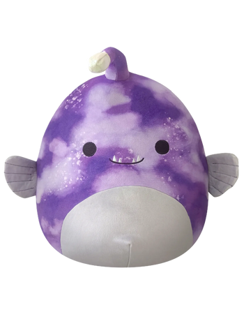 Jucărie de pluș Squishmallows Easton Peștele Pescar, 30 cm
