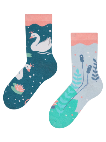 Șosete Vesele pentru Copii Lebede