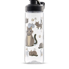 Sticla pentru Apă Veselă Pisică Gri 700 ml