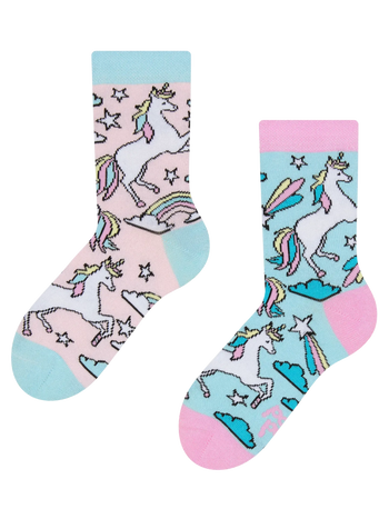 Șosete Vesele pentru Copii Unicorn și Curcubeu