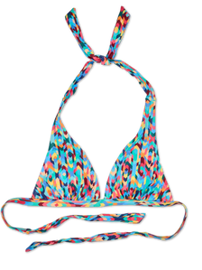 Bikini Veseli Partea Superioară Mozaic Colorat