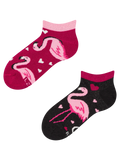 Șosete Vesele sub Gleznă pentru Copii Flamingo și inimioare