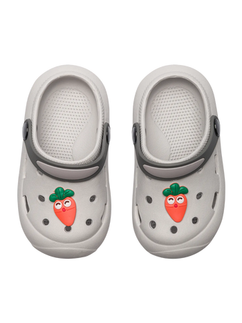 Saboți pentru Copii Culoarea Gri Deschis