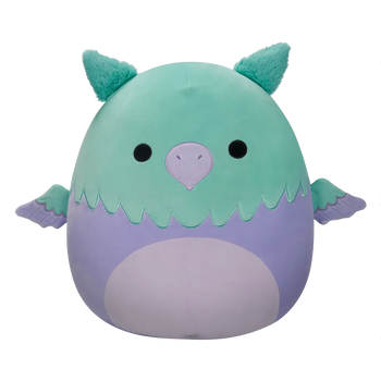 Squishmallows Minerva, Grifonul Albastru și Mov, 30 cm