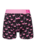 Boxeri Veseli Bărbați Flamingo și inimioare