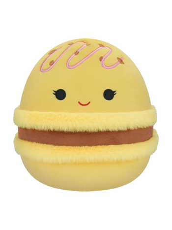 Squishmallows Visconti Macaronul cu Ciocolată și Lămâie, 20 cm