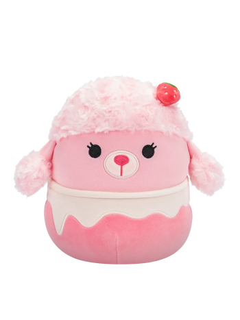Squishmallows Chloe, Poodle-ul Milkshake de Căpșune, 20 cm