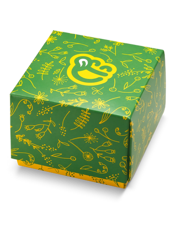 Cutie Cadou Pătrată Flori de Primăvară