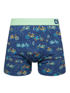 Boxeri Veseli Bărbați Bicicletă Portocalie