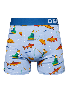 Boxeri Veseli Bărbați Pescuit