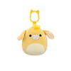 Squishmallows Clip-On Gavyn, Măgarul Galben, 9 cm