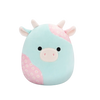 Squishmallows Yamaris, Vaca Florală Verde Mentă și Roz, 20 cm