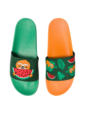 Papuci Veseli Stare de Plajă