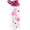 Sticlă Veselă pentru Apă Inimi și Păsări flamingo 700 ml