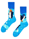 Șosete călduroase Pinguini patinând