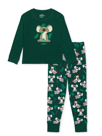Pijamale Vesele pentru Copii Koala și Frunze