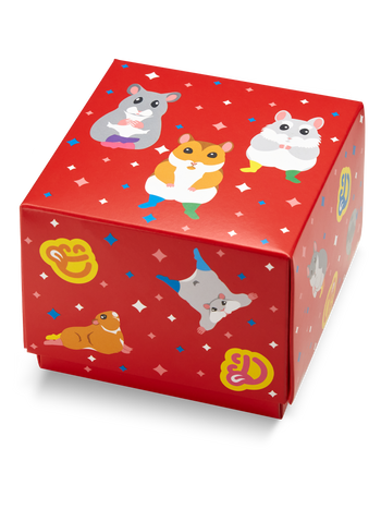 Cutie Cadou Pătrată Hamsteri Dansatori