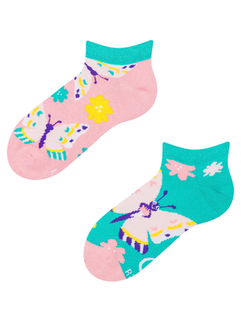 Șosete Vesele sub Gleznă pentru Copii Fluturi Adorabili