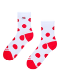 Șosete reiate lungime medie Polka Dot Cyclist