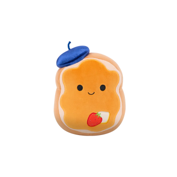 Squishmallows Ennui, French toast cu beretă, 30 cm