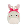 Squishmallows Coralie, Jackalope Bej cu Burtică Pufoasă, 20 cm