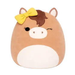 Squishmallows Tomar, Calul Maro care Face cu Ochiul, 13 cm