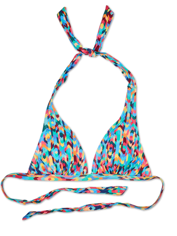 Bikini Veseli Partea Superioară Mozaic Colorat