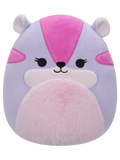 Squishmallows Tamara, Veverița Mov și Roz, 20 cm