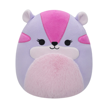 Squishmallows Tamara, Veverița Mov și Roz, 20 cm
