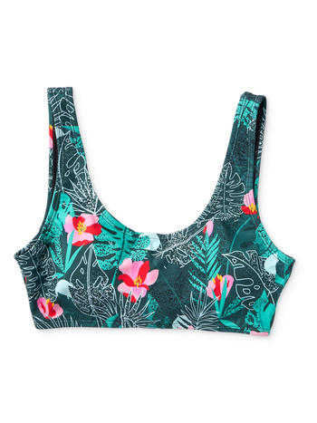 Sutien de Baie Sport Vesel Pădure Tropicală