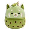 Squishmallows Eitan, Ursul Panda Roșu Matcha Boba Tea, 20 cm