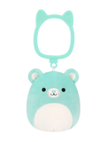 Breloc Squishmallows — Belinda, ursul azuriu, 9 cm.