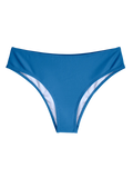 Bikini cu Talie Medie Albastru Liniștit