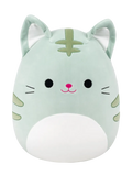 Squishmallows Chase, Pisică tigrată verde deschis, 35 cm