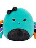 Squishmallows Cheryl - Păianjenul Azuriu cu Burtică Strălucitoare și Papion, 20 cm