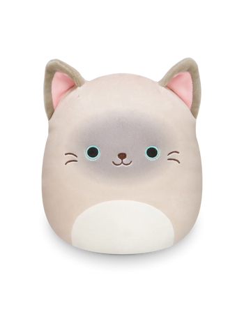 Jucărie de pluș Squishmallows Felton Pisica Siameză, 20 cm