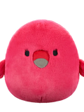 Squishmallows Fuzzamallows Cookie, Pasărea Flamingo Roz, 30 cm