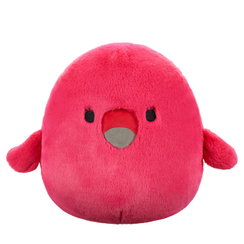 Squishmallows Fuzzamallows Cookie, Pasărea Flamingo Roz, 30 cm