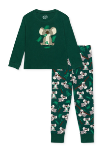 Pijamale Vesele pentru Copii Koala și Frunze