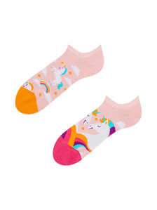 Șosete Vesele pentru Teniși Unicorn în Nori