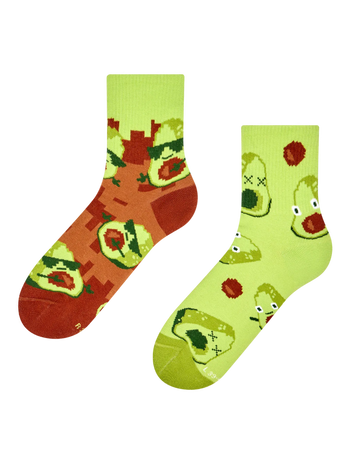 Șosete Vesele Lungi Avocado Pixelat