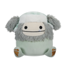 Squishmallows Evita Bigfoot Gri cu Pălărie Blănoasă, 20 cm
