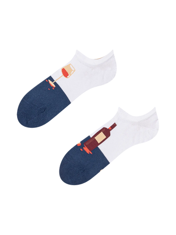 Șosete Vesele pentru Teniși Sticlă de Vin