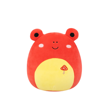 Squishmallows Obu, Broscuță tropicală roșie, 20 cm