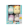 Squishmallows Micromallows set de 4 - Gordon, Tex, Tabitha, Irina