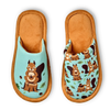Papuci de Casă Veseli pentru Copii Veveriță în Pădure