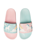Papuci Veseli pentru Copii Unicorn & Curcubeu